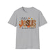 Fall for Jesus Unisex Softstyle T-Shirt | Christian Apparel, Autumn Theme, Inspirational Gift, Cute Casual Wear, Fall Festival Outfit