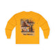 Happy Halloween Long Sleeve Tee, Stylish Fall Fashion Shirt, Seasonal Costume Apparel, Halloween Layering Top, Holiday Unisex Cotton Tee