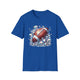 Football Graphic Tee - Unisex Softstyle T-Shirt for Sports Fans, Game Day Apparel, Gift for Him, Athletic Wear, Casual Outfit