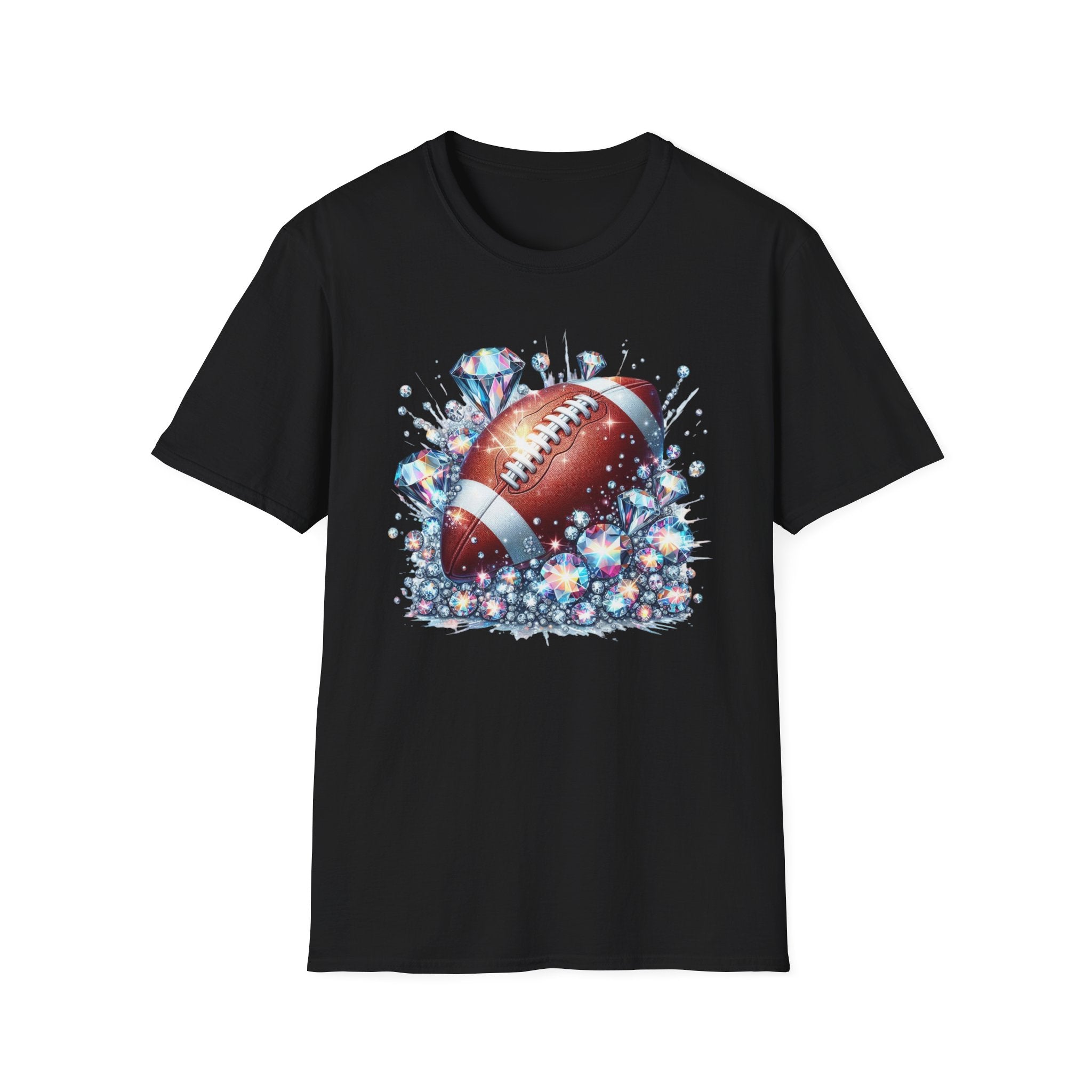 Football Graphic Tee - Unisex Softstyle T-Shirt for Sports Fans, Game Day Apparel, Gift for Him, Athletic Wear, Casual Outfit