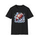 Football Graphic Tee - Unisex Softstyle T-Shirt for Sports Fans, Game Day Apparel, Gift for Him, Athletic Wear, Casual Outfit