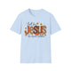 Fall for Jesus Unisex Softstyle T-Shirt | Christian Apparel, Autumn Theme, Inspirational Gift, Cute Casual Wear, Fall Festival Outfit