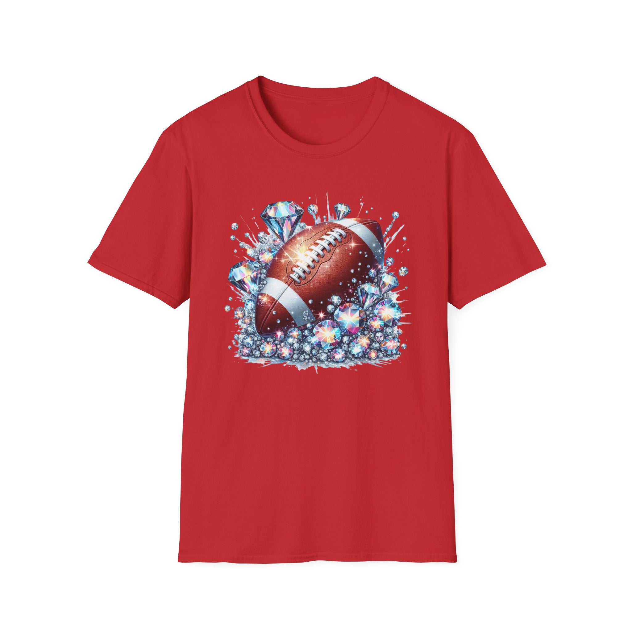 Football Graphic Tee - Unisex Softstyle T-Shirt for Sports Fans, Game Day Apparel, Gift for Him, Athletic Wear, Casual Outfit