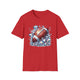 Football Graphic Tee - Unisex Softstyle T-Shirt for Sports Fans, Game Day Apparel, Gift for Him, Athletic Wear, Casual Outfit