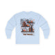 Happy Halloween Long Sleeve Tee, Stylish Fall Fashion Shirt, Seasonal Costume Apparel, Halloween Layering Top, Holiday Unisex Cotton Tee