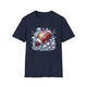 Football Graphic Tee - Unisex Softstyle T-Shirt for Sports Fans, Game Day Apparel, Gift for Him, Athletic Wear, Casual Outfit