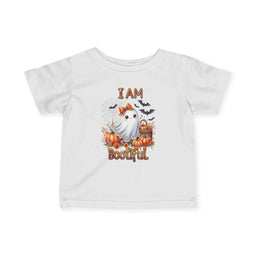Cute Ghost Tee, Halloween Baby Shirt, Toddler Costume Top, Fall Apparel, Spooky Season Outfit, Infant Fine Jersey