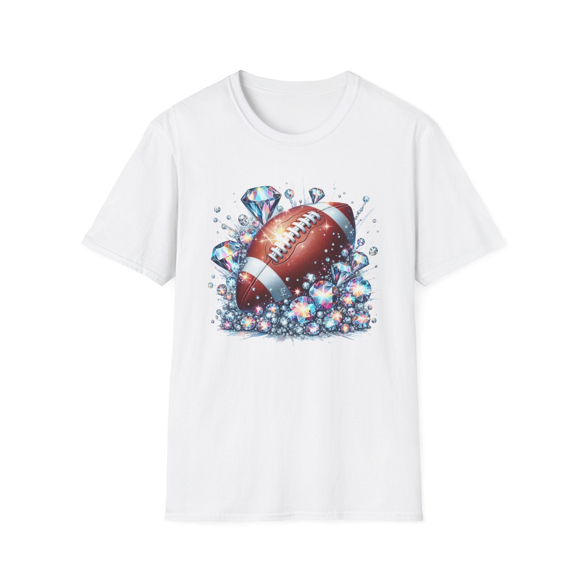 Football Graphic Tee - Unisex Softstyle T-Shirt for Sports Fans, Game Day Apparel, Gift for Him, Athletic Wear, Casual Outfit