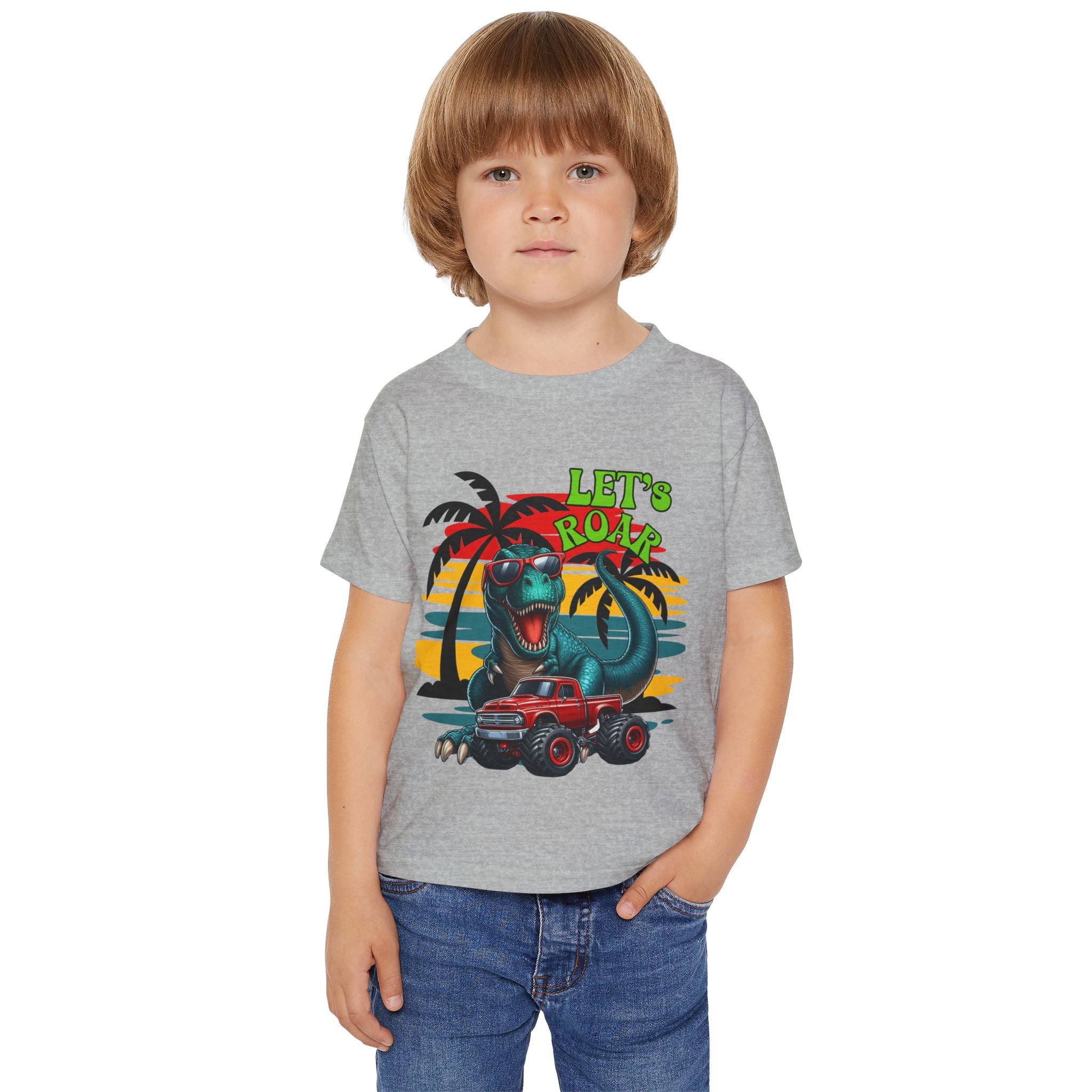 Dinosaur and Monster Truck Toddler Tees