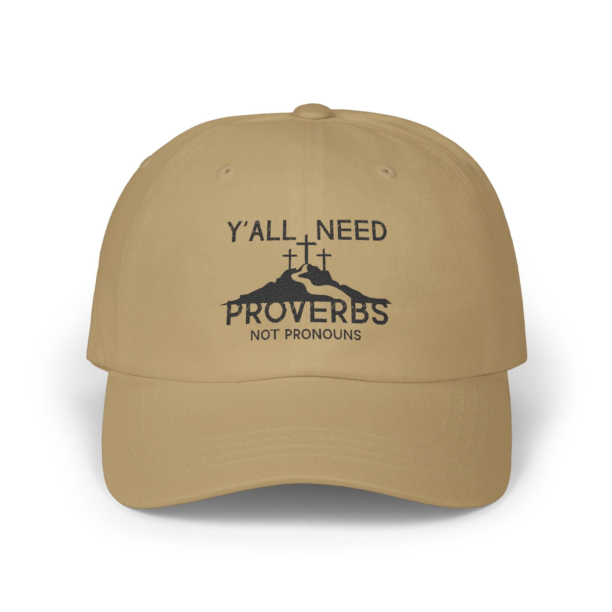 Faith-Inspired Dad Cap: Y'all Need Proverbs, Adjustable White Hat, Christian Gift, Casual Wear for Dads, Summer Style, Father's Day