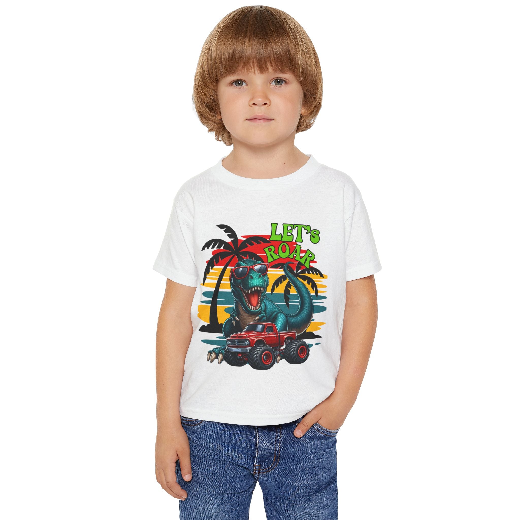 Dinosaur and Monster Truck Toddler Tees