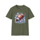 Football Graphic Tee - Unisex Softstyle T-Shirt for Sports Fans, Game Day Apparel, Gift for Him, Athletic Wear, Casual Outfit