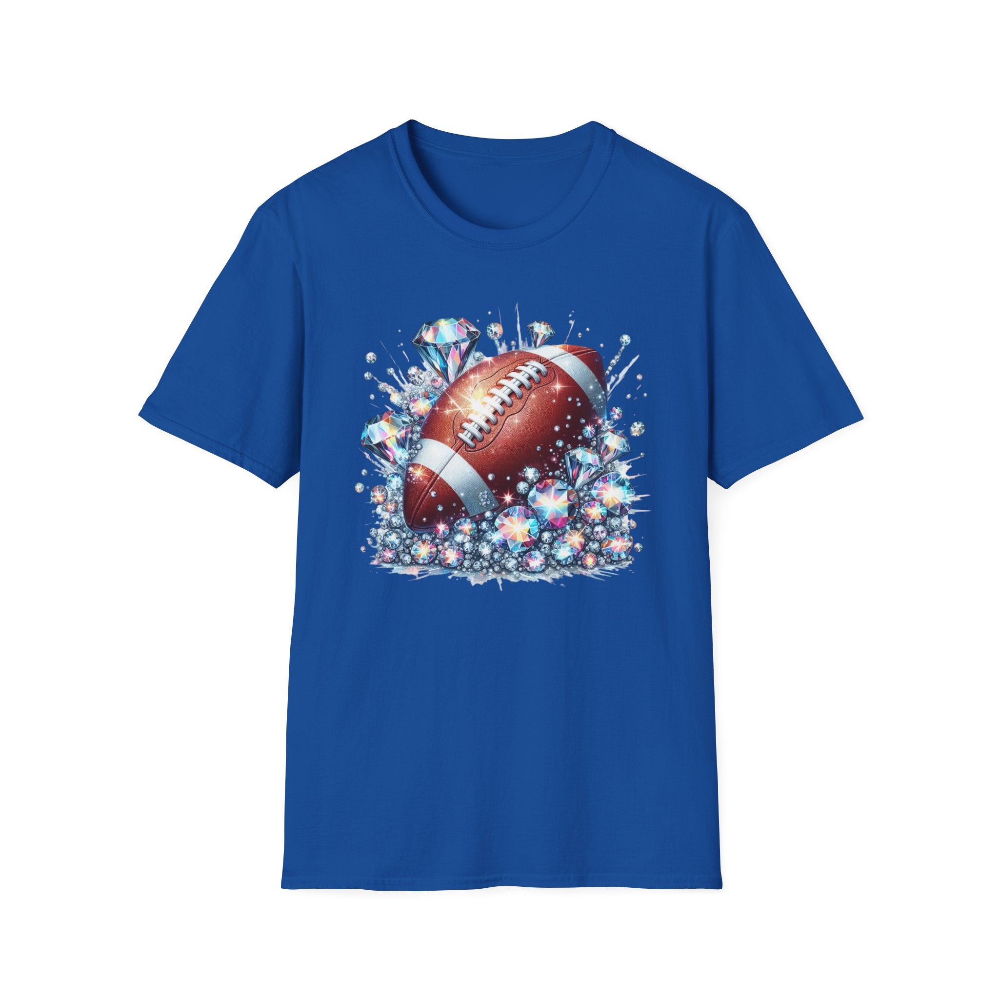 Football Graphic Tee - Unisex Softstyle T-Shirt for Sports Fans, Game Day Apparel, Gift for Him, Athletic Wear, Casual Outfit
