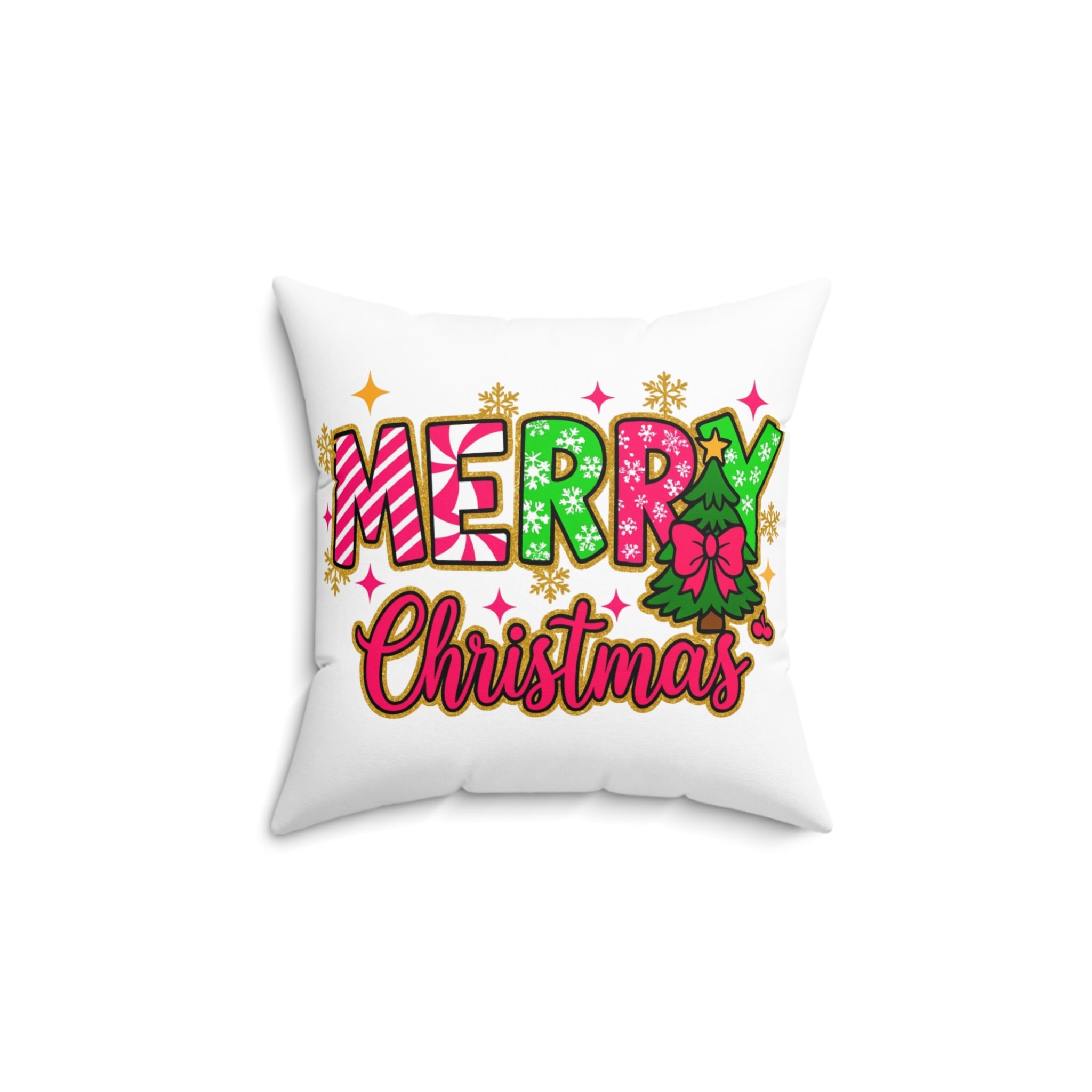 Merry Christmas Pillow, Festive Home Decor, Holiday Cushion, Seasonal Throw Pillow, Winter Decoration, Gift for Christmas