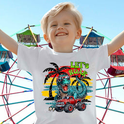 Dinosaur and Monster Truck Toddler Tees